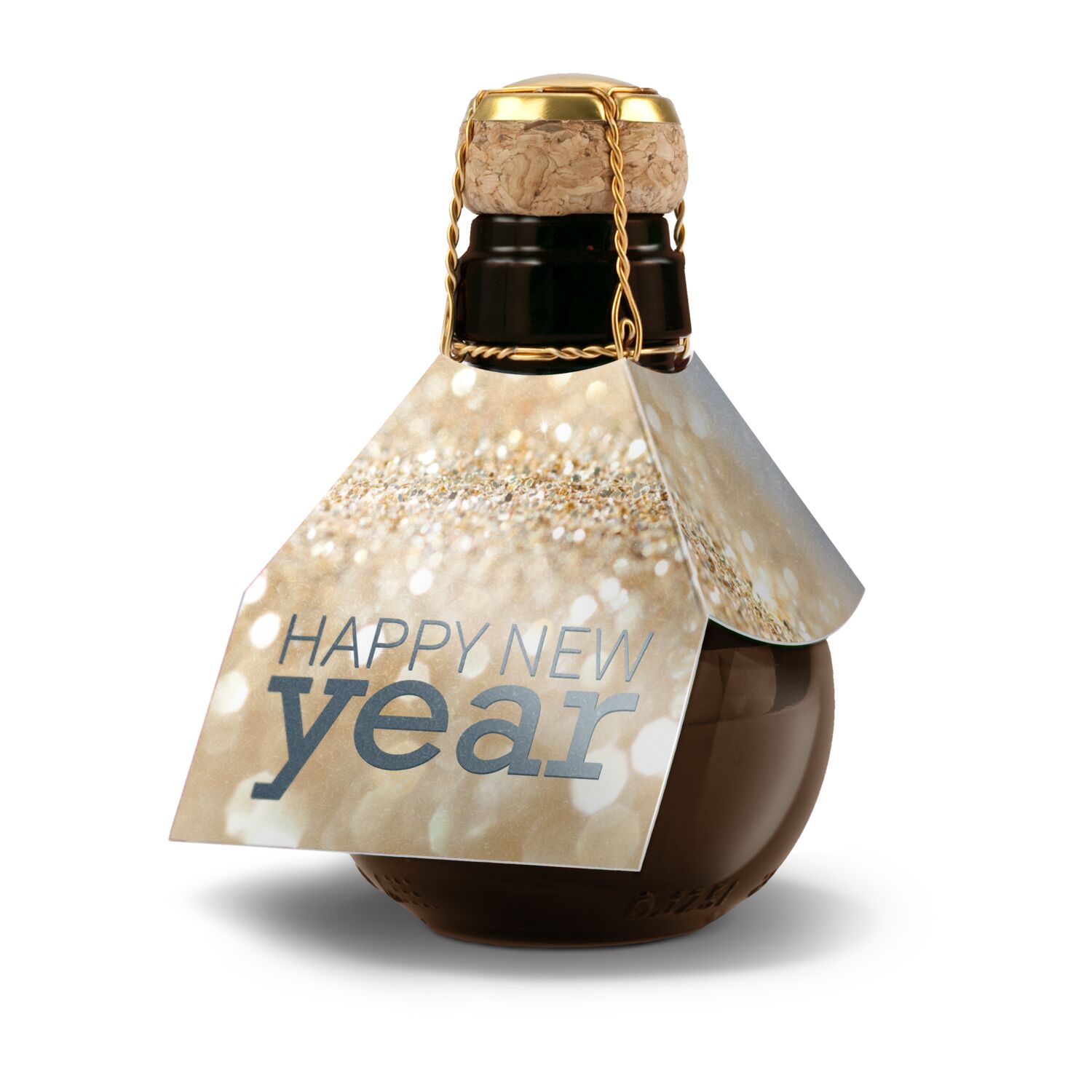 Kleinste Sektflasche der Welt! Happy New Year - Ohne Geschenkkarton, 125 ml
