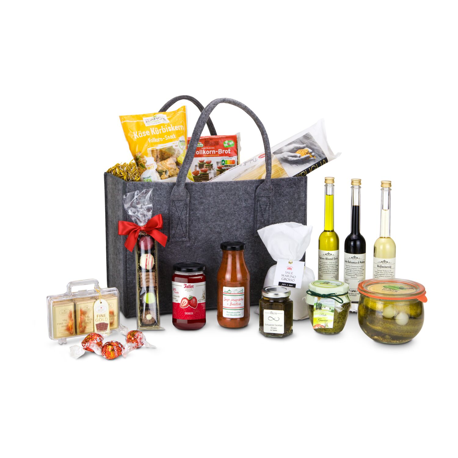 Geschenkset / Präsenteset: Geschenktasche XL mit 15 leckeren Produkten