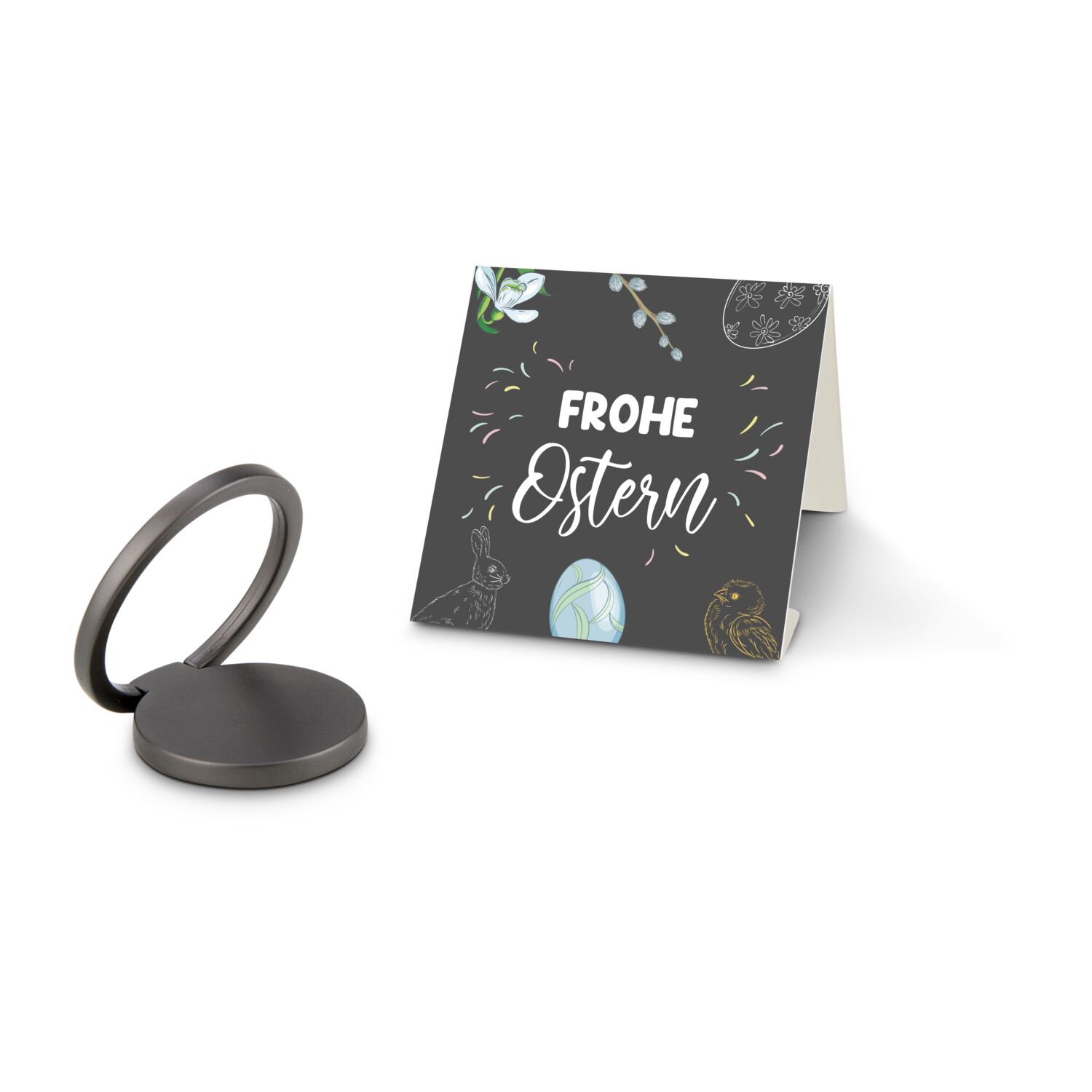 ROMINOX® Handy Ring // Phono 3in1 - inkl. Frohe-Ostern Verpackung